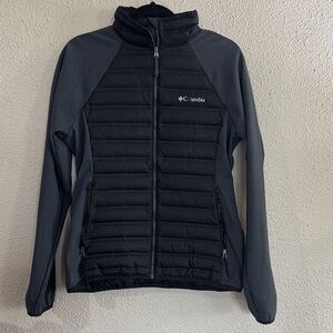 Columbia Women's Black & Gray Hybrid Puffer Jacket